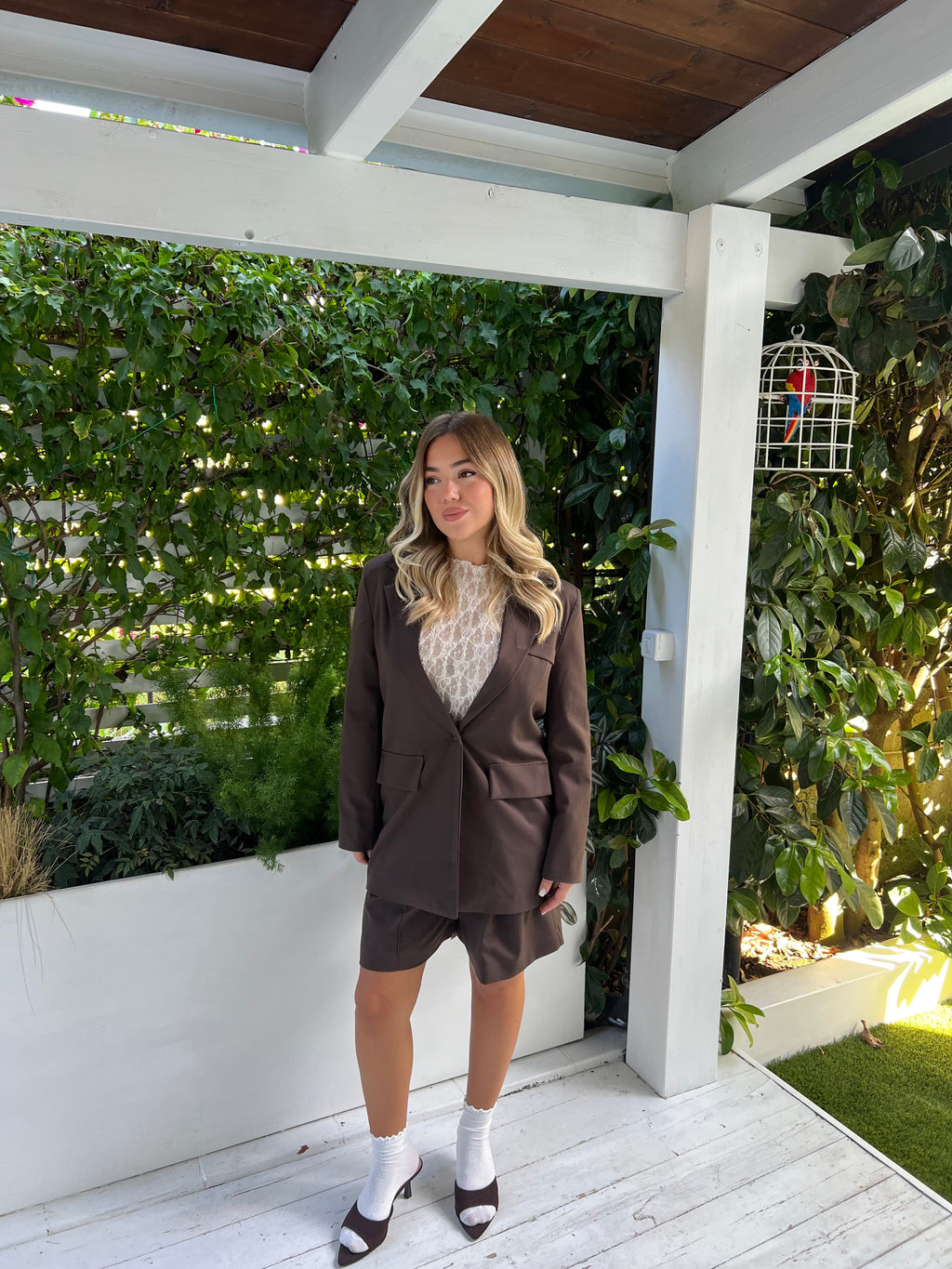Tailleur Megan Brown