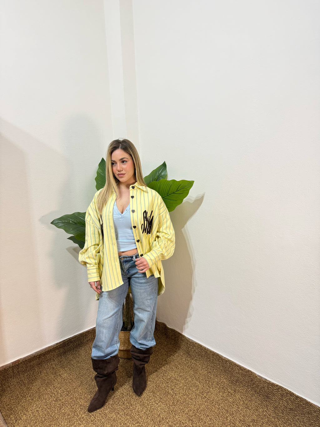 Jeans light wide leg