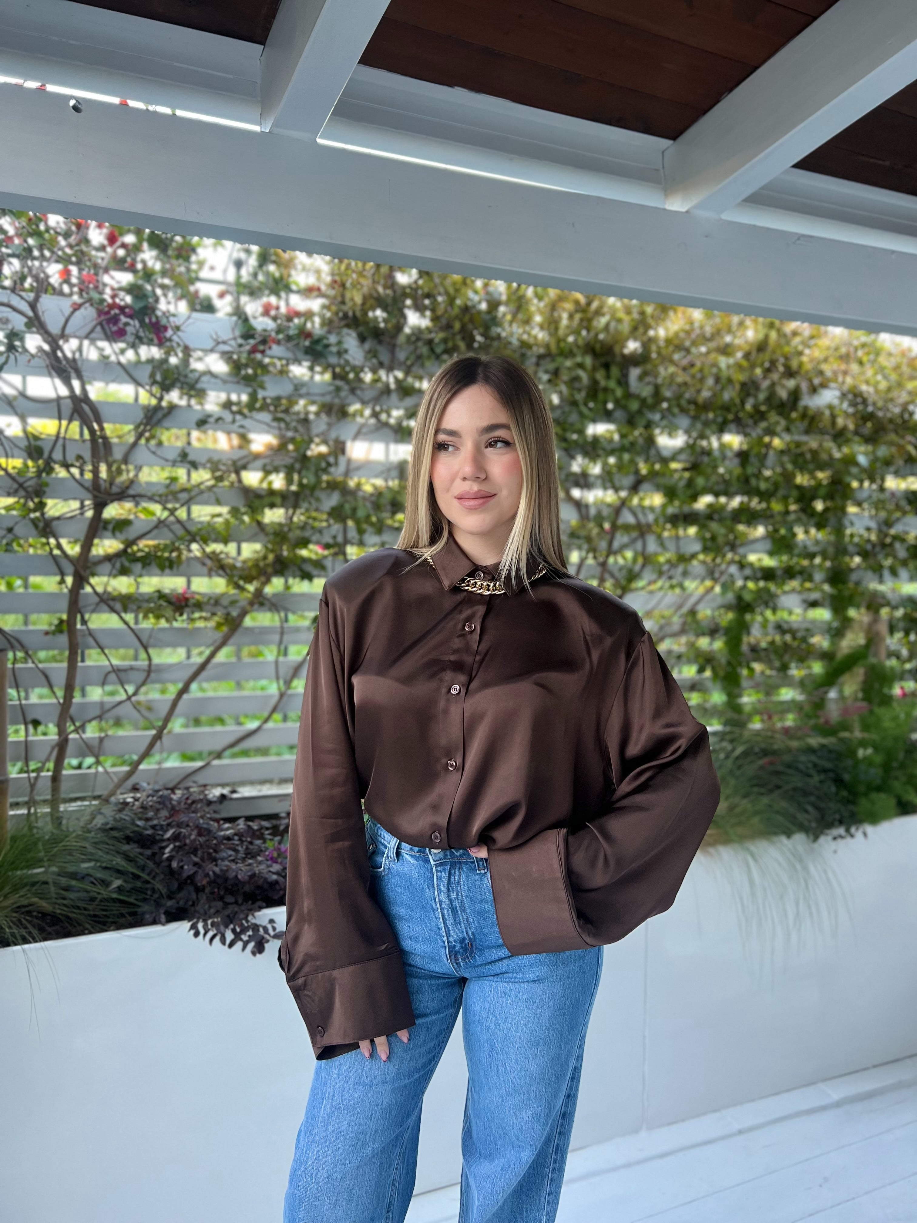 Camicia Seattle brown