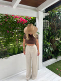 Pantalone in misto lino