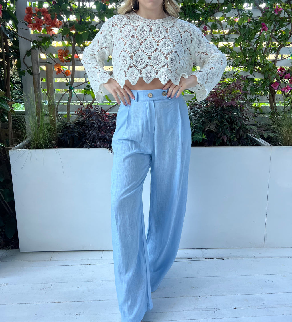 Pantalone in misto lino