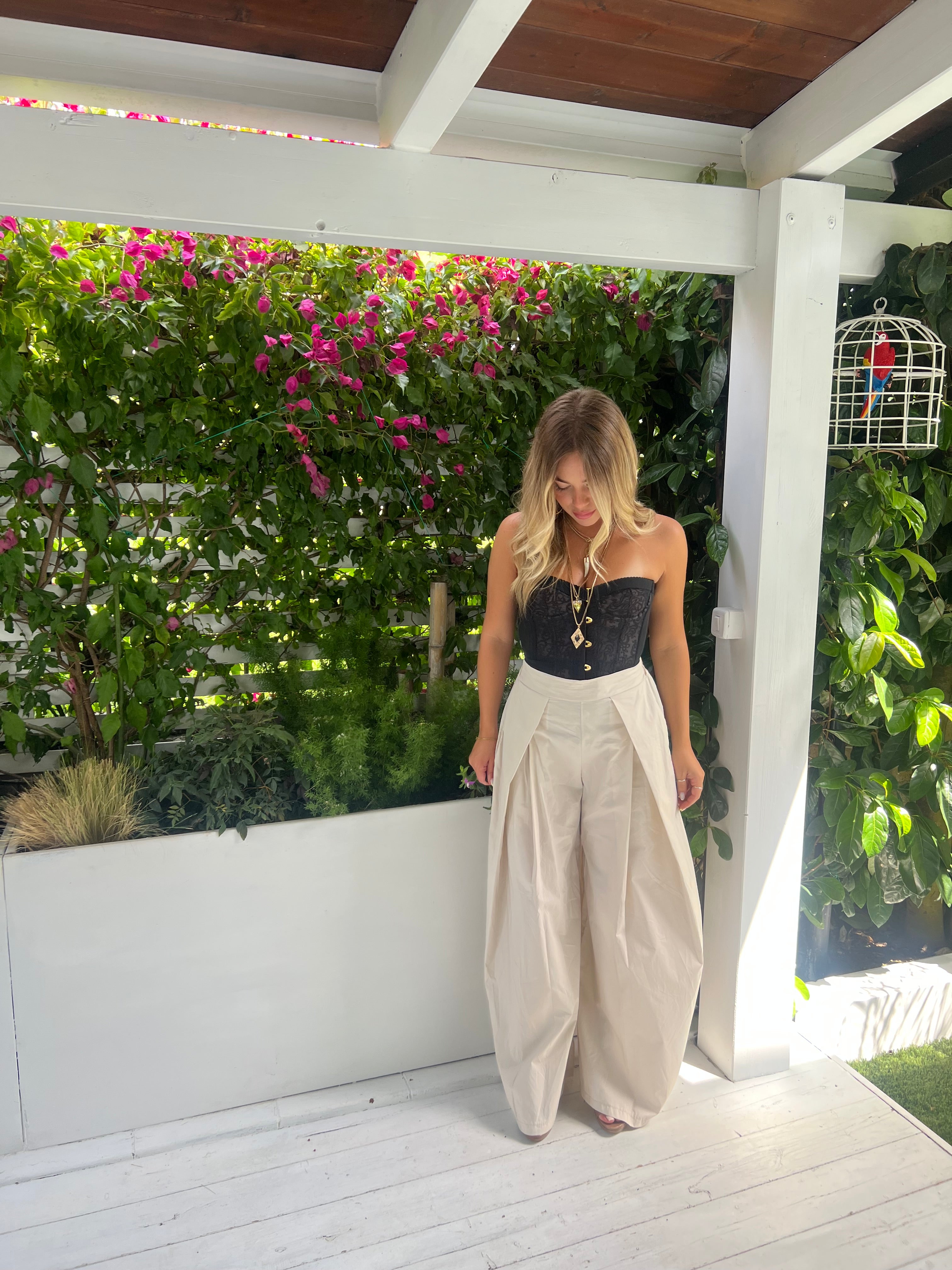 Pantalone Balloon panna