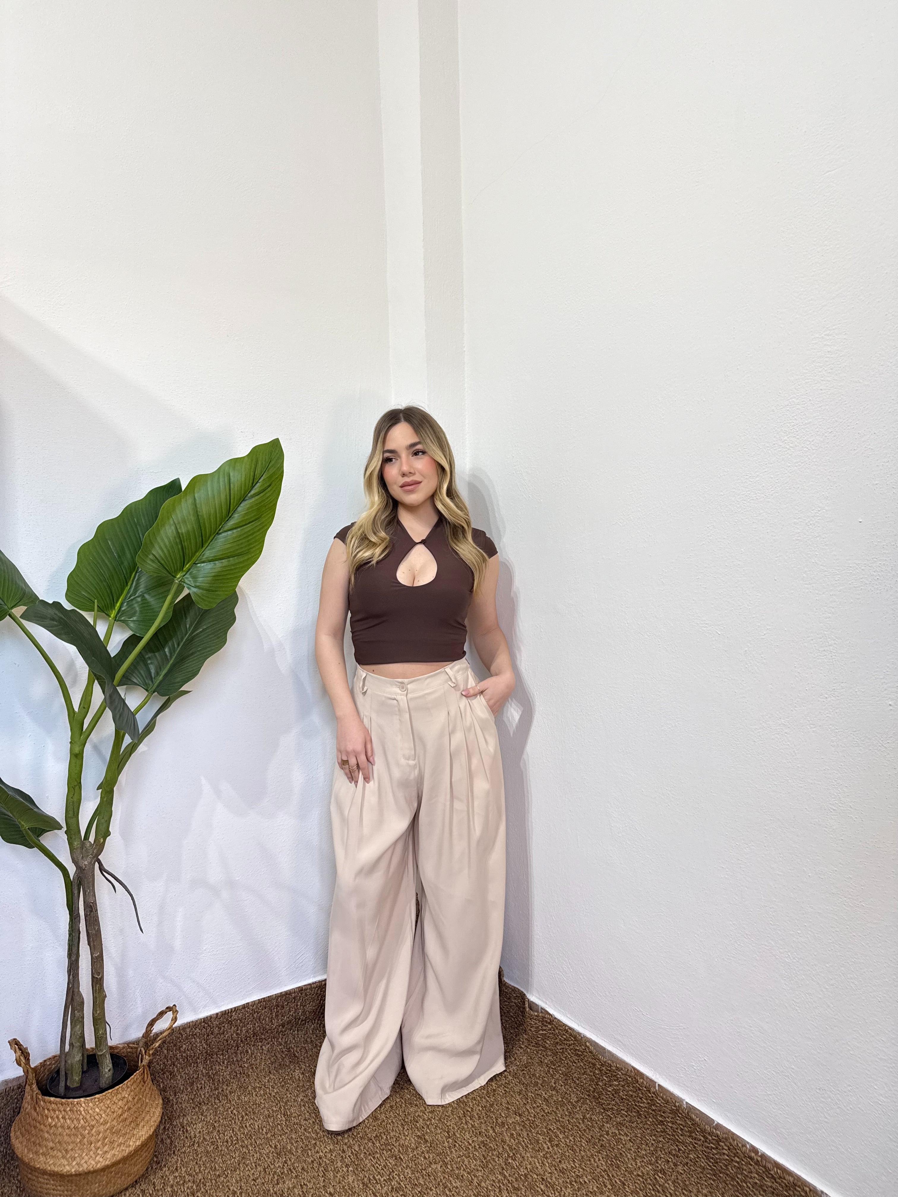 Pantalone 95% viscosa