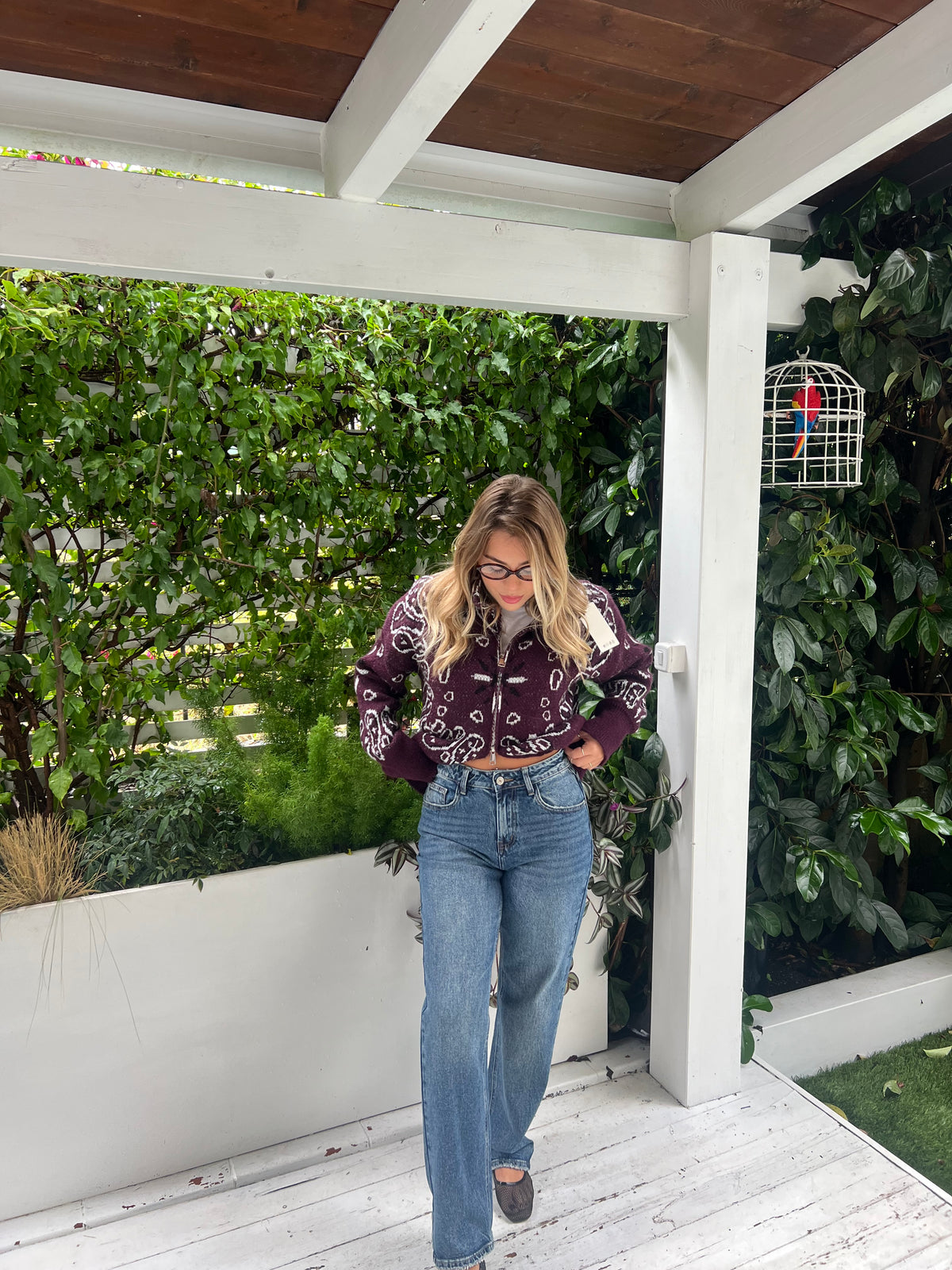 Jeans straight ankle