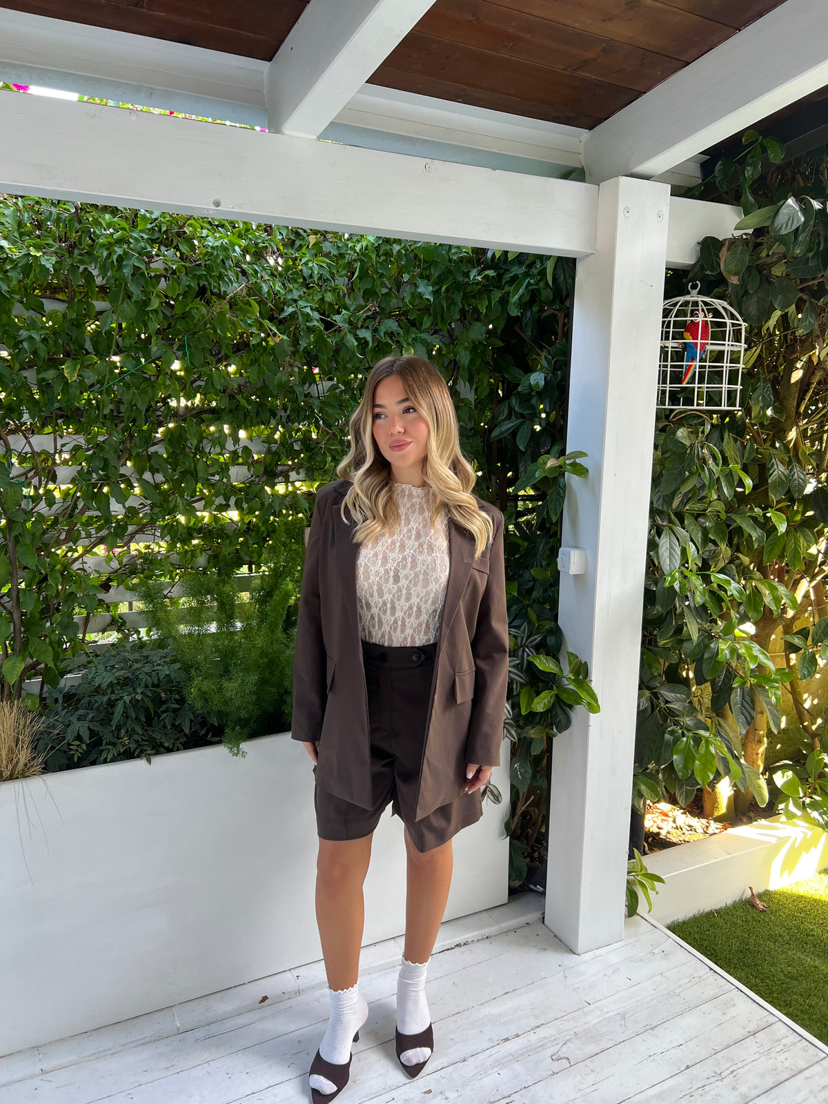 Tailleur Megan Brown