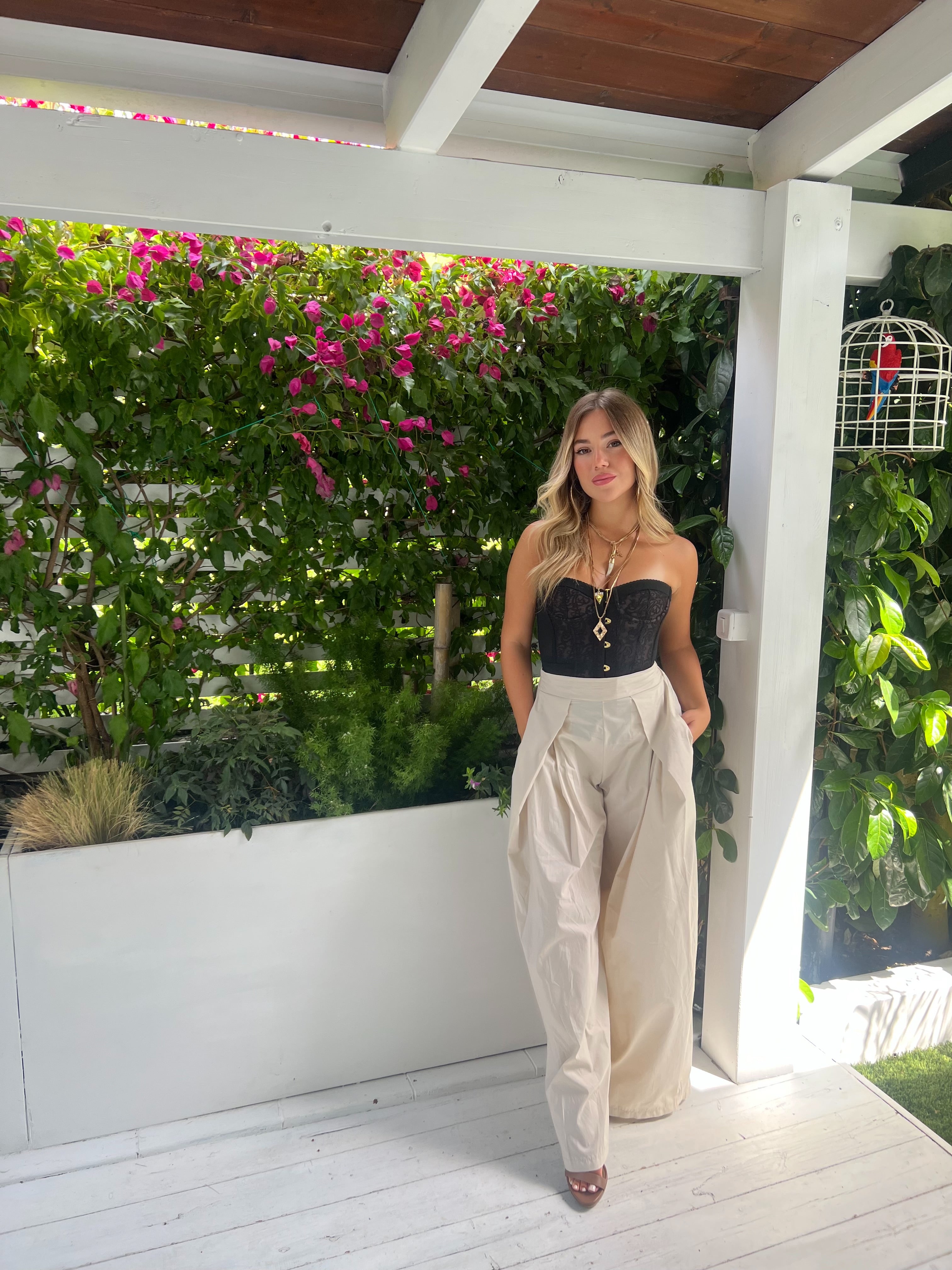 Pantalone Balloon panna