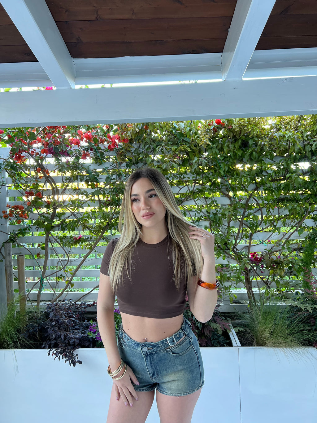 Maglia Crop Lumina