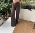 Pantalone Gessato Brown